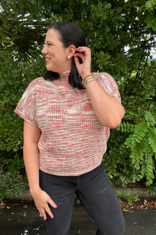 Multi Color Sweater Top
