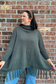 Roll Neck Poncho Sweater