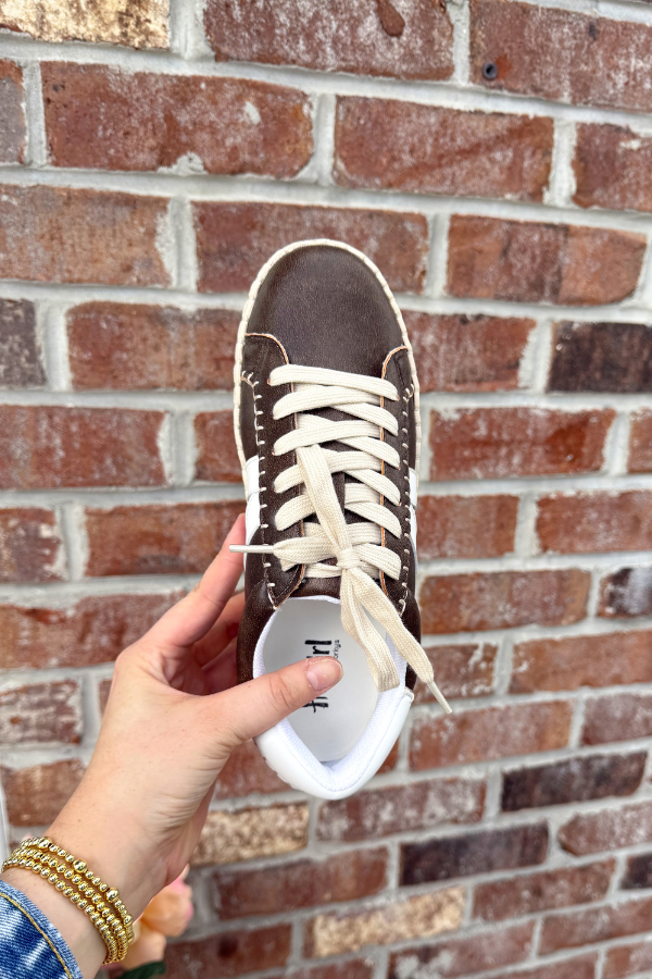 Corky's Friend Zone Sneaker- Chocolate