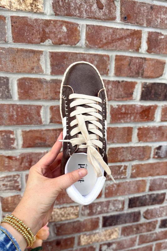 Corky's Friend Zone Sneaker- Chocolate