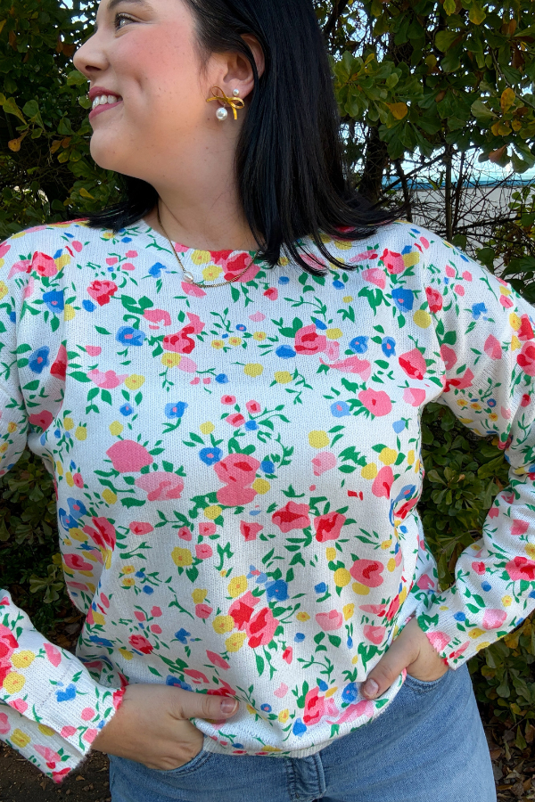 Spring Fling Knit Top