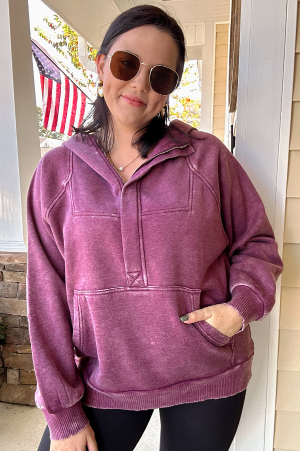 Plum Tired Sweatshirt