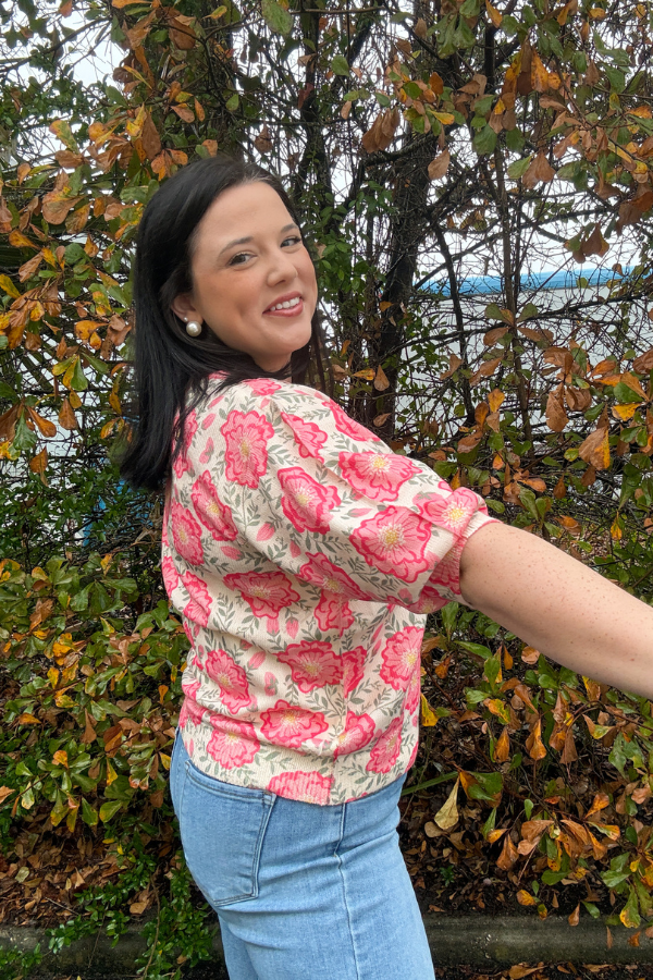 Printed Puff Top - Shop Ravel