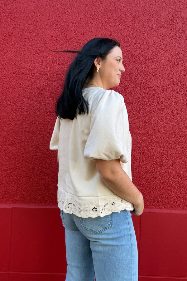 Suede Moment Top - Shop Ravel