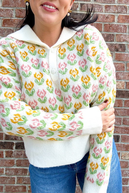 Buttoned Up Sweater