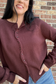 Scallop Edge Button Up Cardigan
