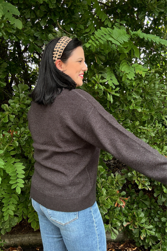 Drop Shoulder Cardigan