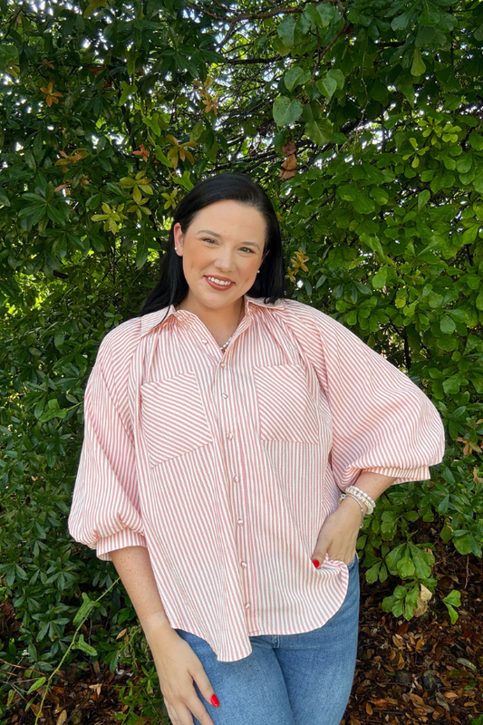 Wavy Hem Top