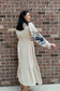 Embroidered Tiered Midi Dress