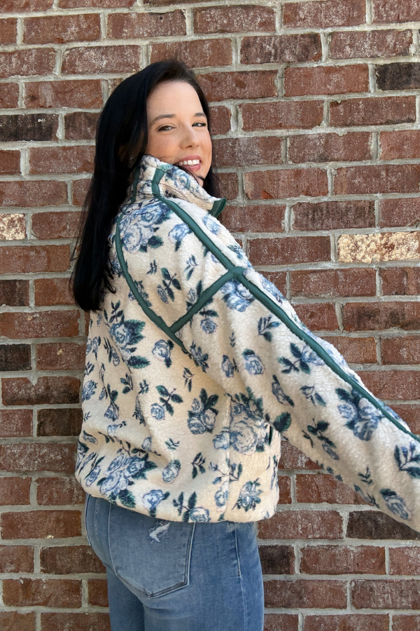Garden Floral Pullover