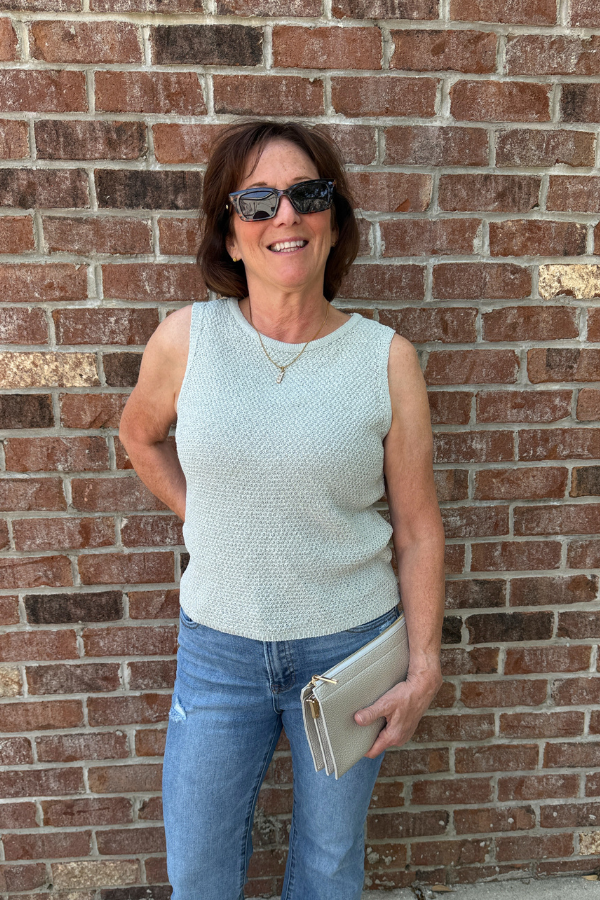 Subtle Shimmer Tank - Shop Ravel