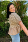 Contrast Ruffle Top