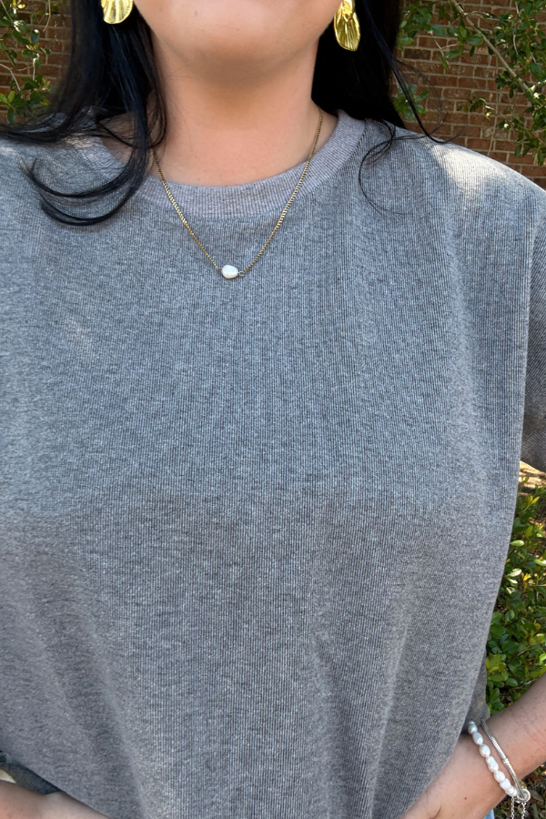 Keep It Together Top - Charcoal - Shop Ravel
