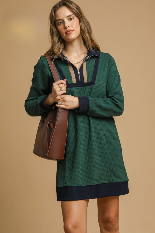 Waffle Knit Dress