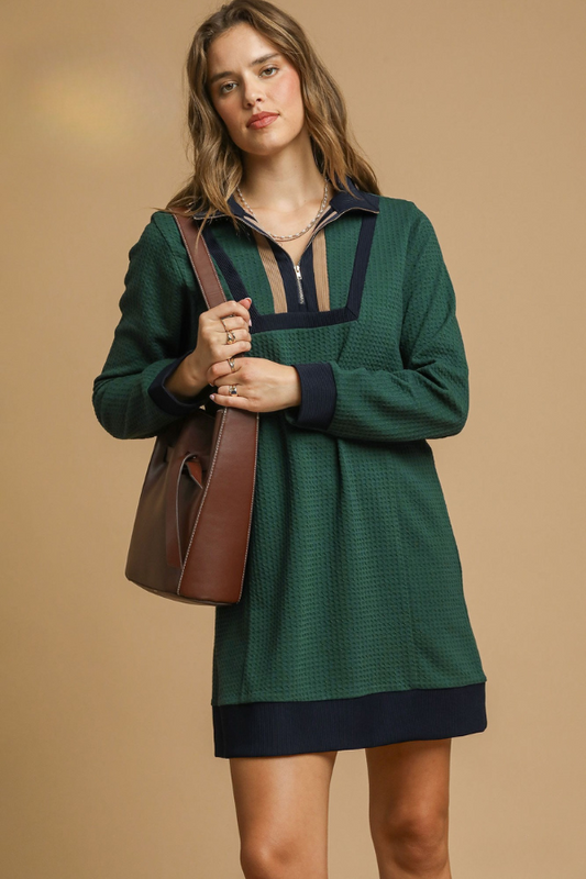 Waffle Knit Dress