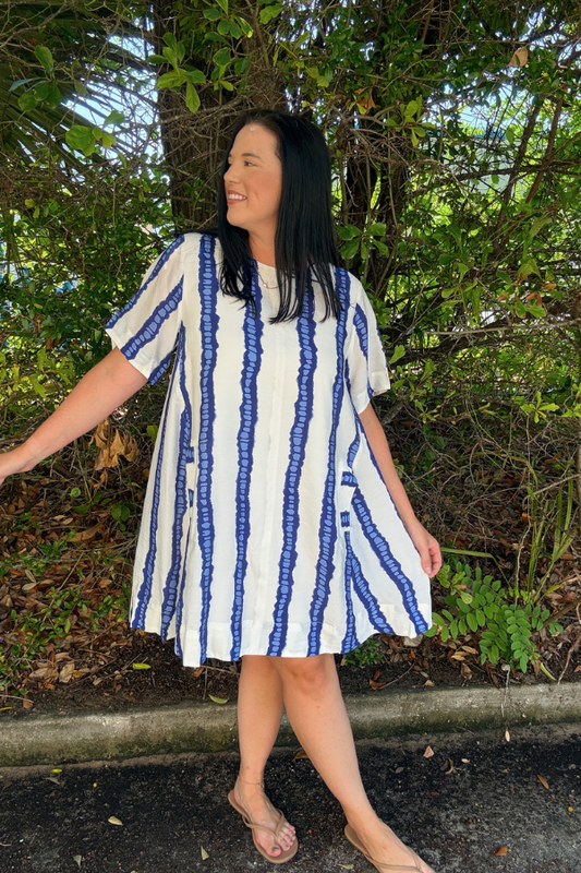 Twice the Stripe Dress