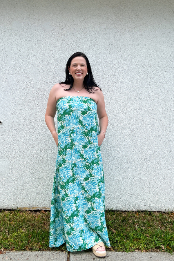 Straight Across Maxi Dress