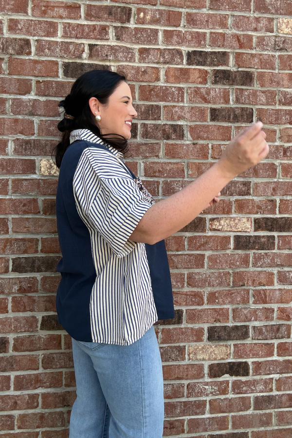 Contrasting Moments Top - Shop Ravel