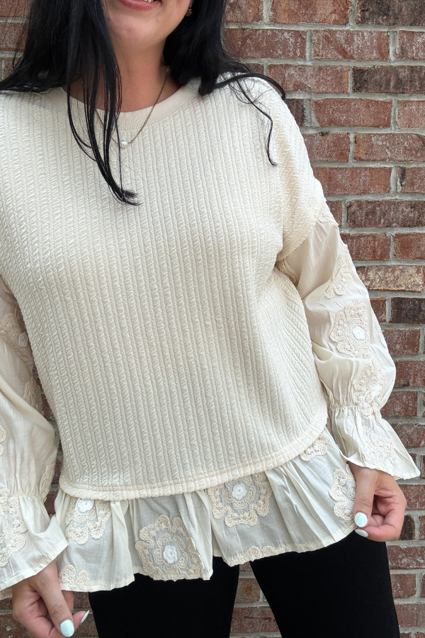 Ruffle Bottom Top