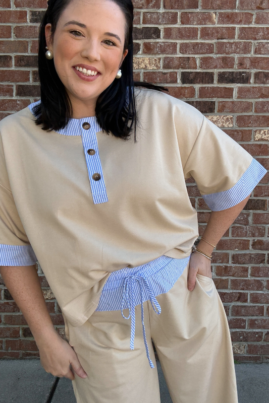 Contrast Trim Set- Top