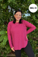 Baby Knit Top-Cabernet