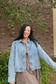 Denim Cropped Jacket