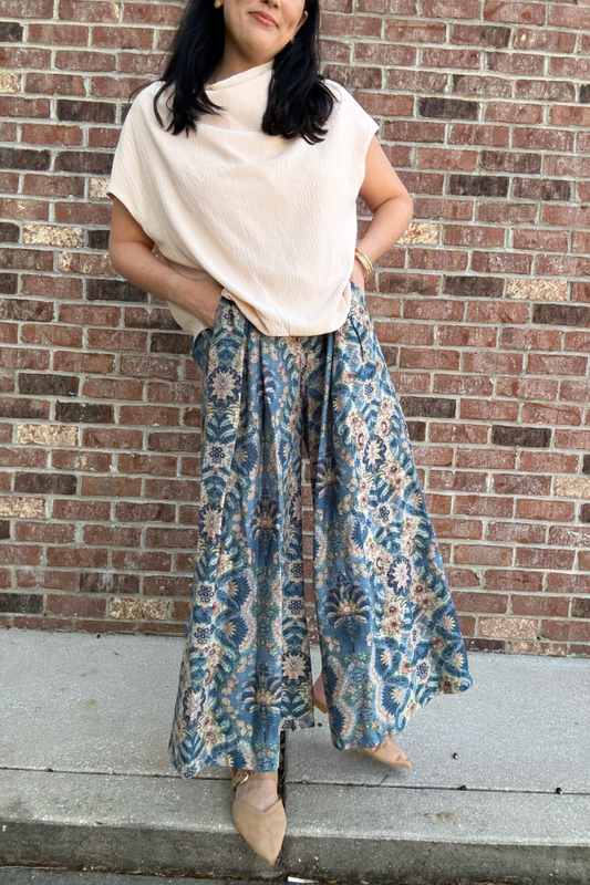Bohemian Bloom Wide Leg Pants