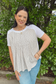 Pleated Front Top