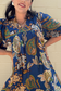 Abstract Blue Dress