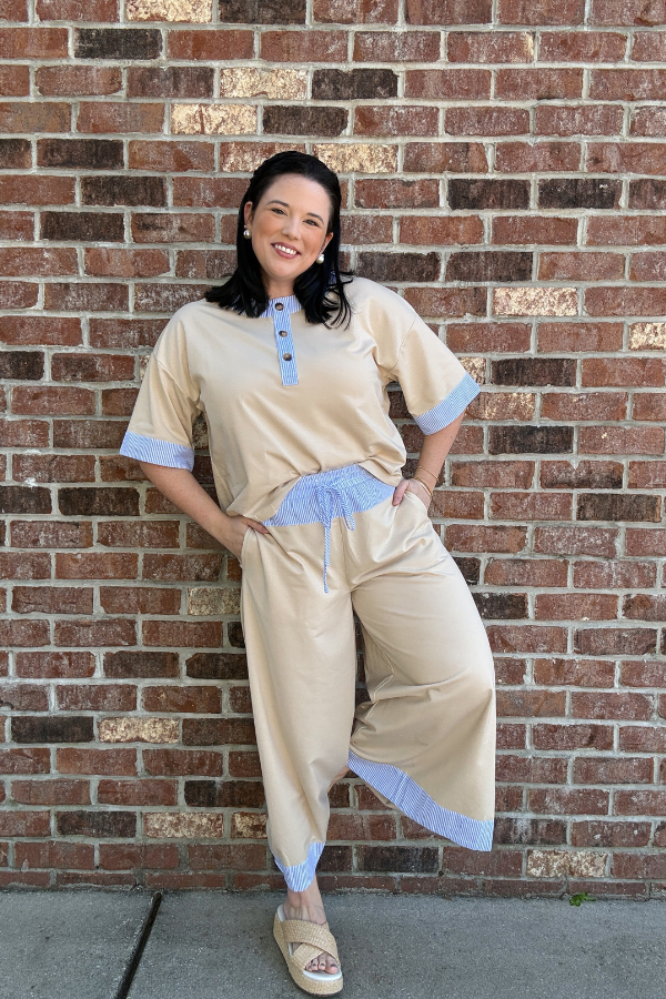 Contrast Trim Set- Top