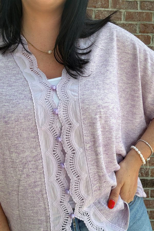 Lace Edge Top - Shop Ravel