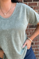 Washed Scoop Top