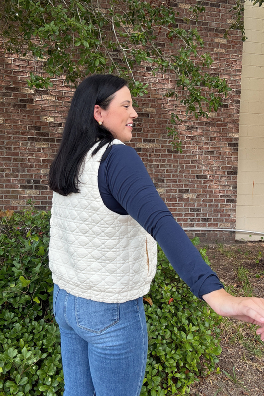 Flower Stitch Vest