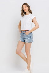 Vervet Mid Rise Holly Shorts