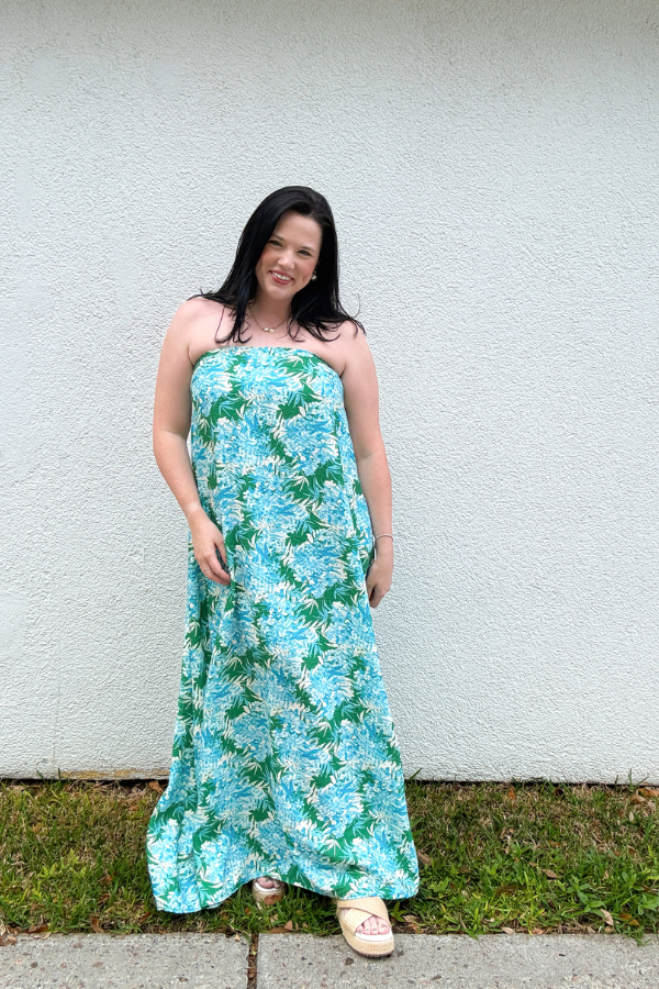 Straight Across Maxi Dress
