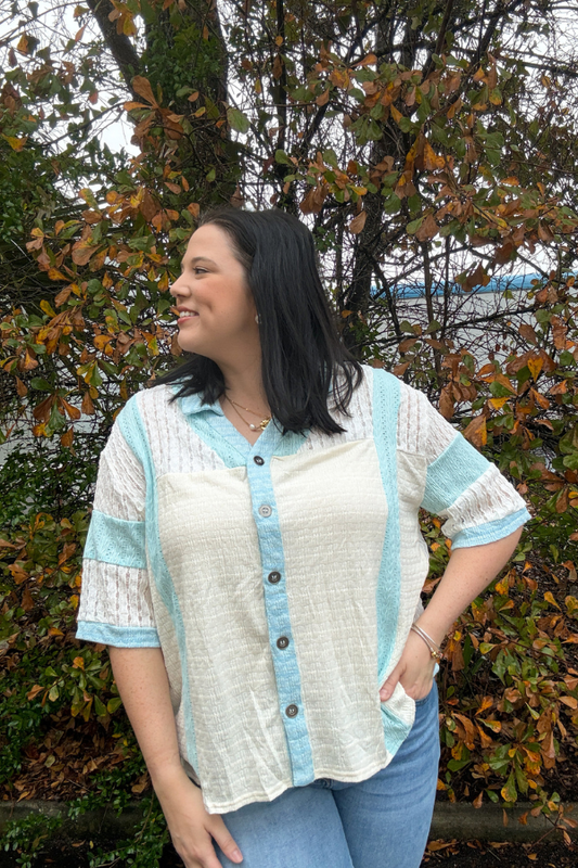 Blocked Top - Shop Ravel