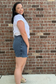 Chambray Skort