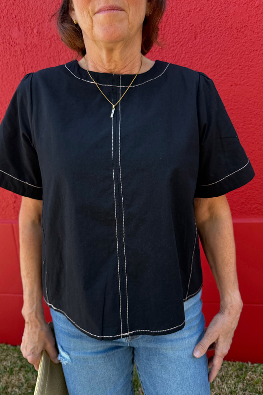 Seam Details Top - Shop Ravel