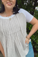 Pleated Front Top
