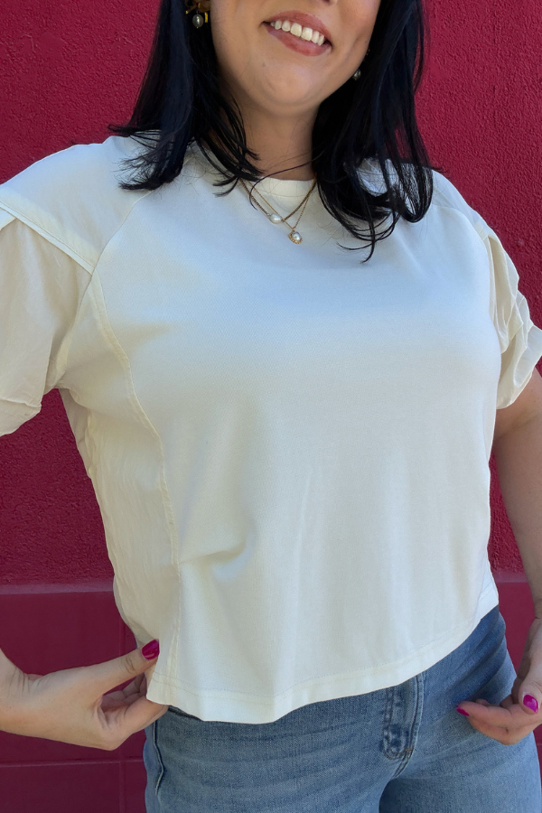 Tiered Sleeve Knit Top - Shop Ravel