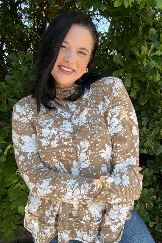 Thermal Floral Top