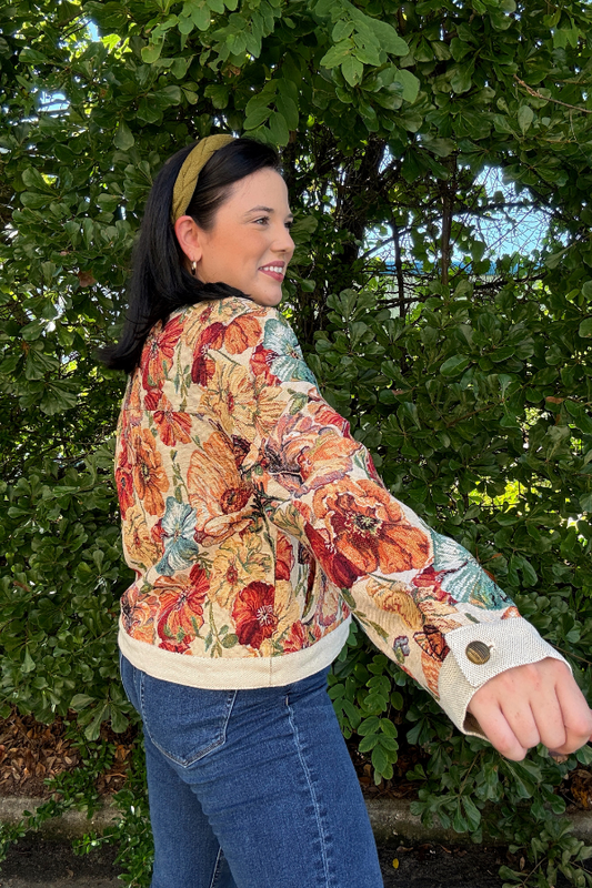 Woven Florals Jacket