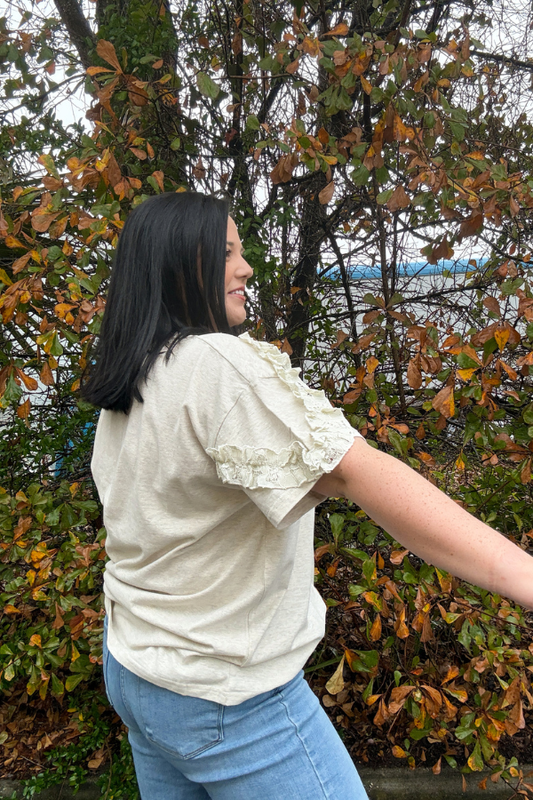 Lace Trim Top