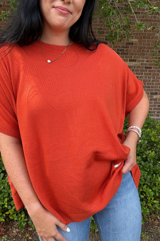Solid Knit Top