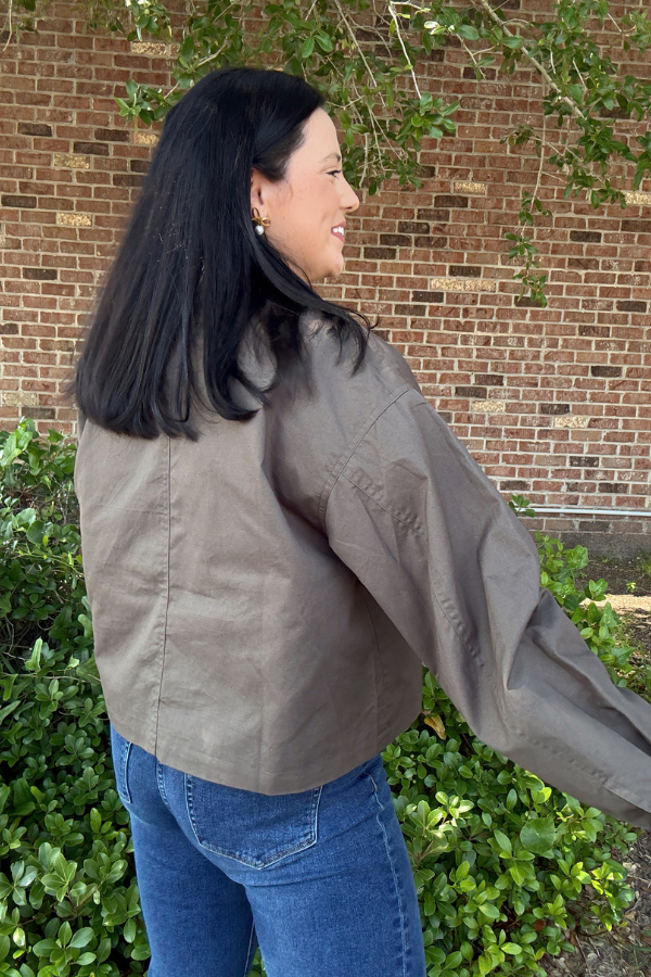 Dusty Charcoal Jacket - Shop Ravel