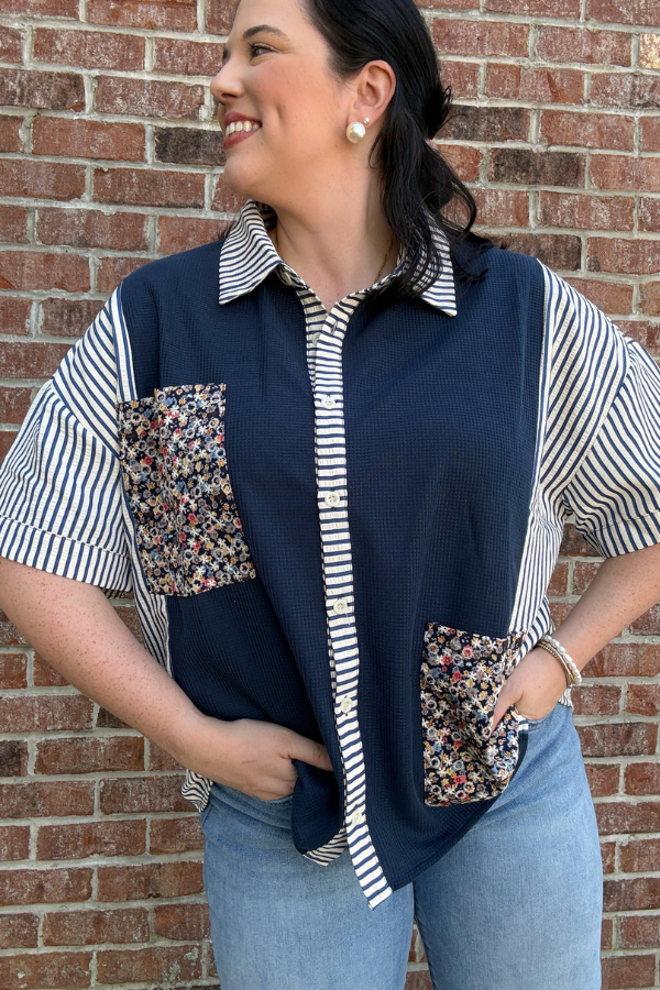 Contrasting Moments Top - Shop Ravel