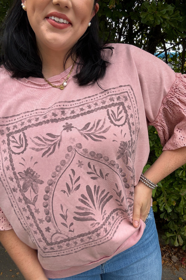 Eyelet Detail Top - Shop Ravel