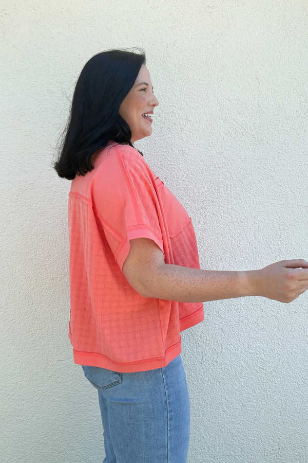 Coral Creation Top - Shop Ravel