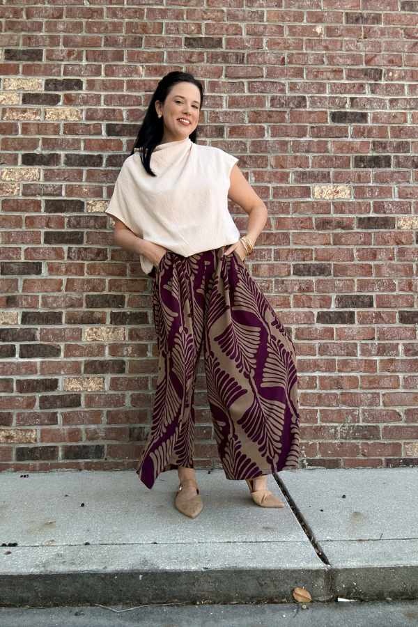 Bold Botanicals Wide Leg Pants