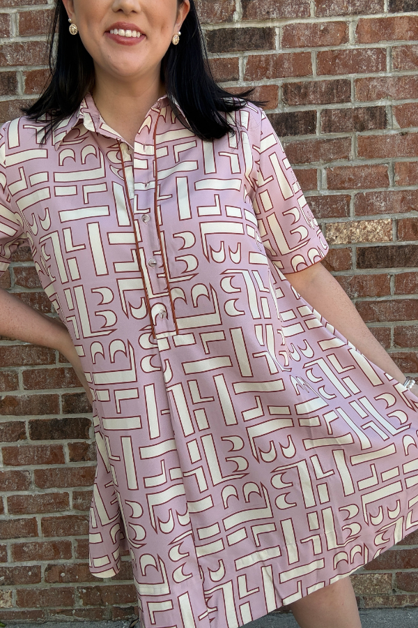 Abstract Shirt Dress - Shop Ravel